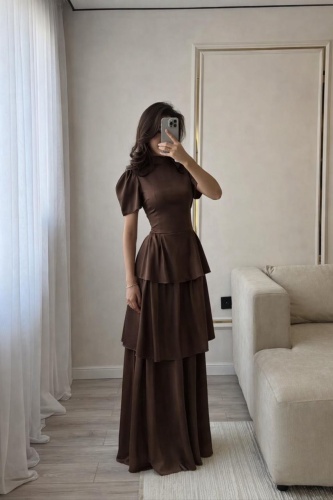 Вечернее платье NUR Collection бордовый