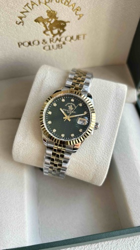 Кварцевые Santa Barbara Polo & Racquet Club Sb.1.678-6 нержавеющая сталь