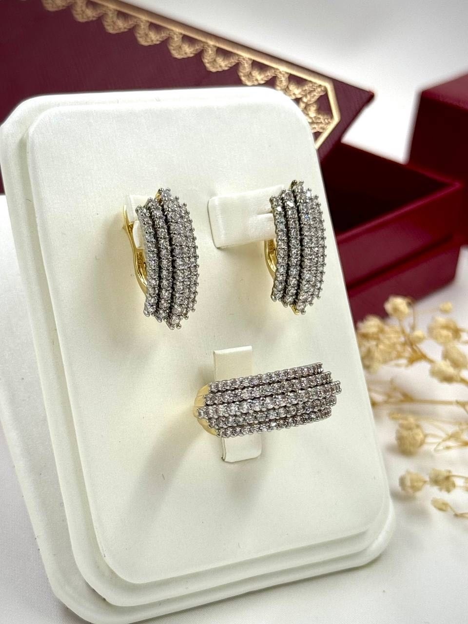 MLT медицинское золото, кристаллы Swarovski