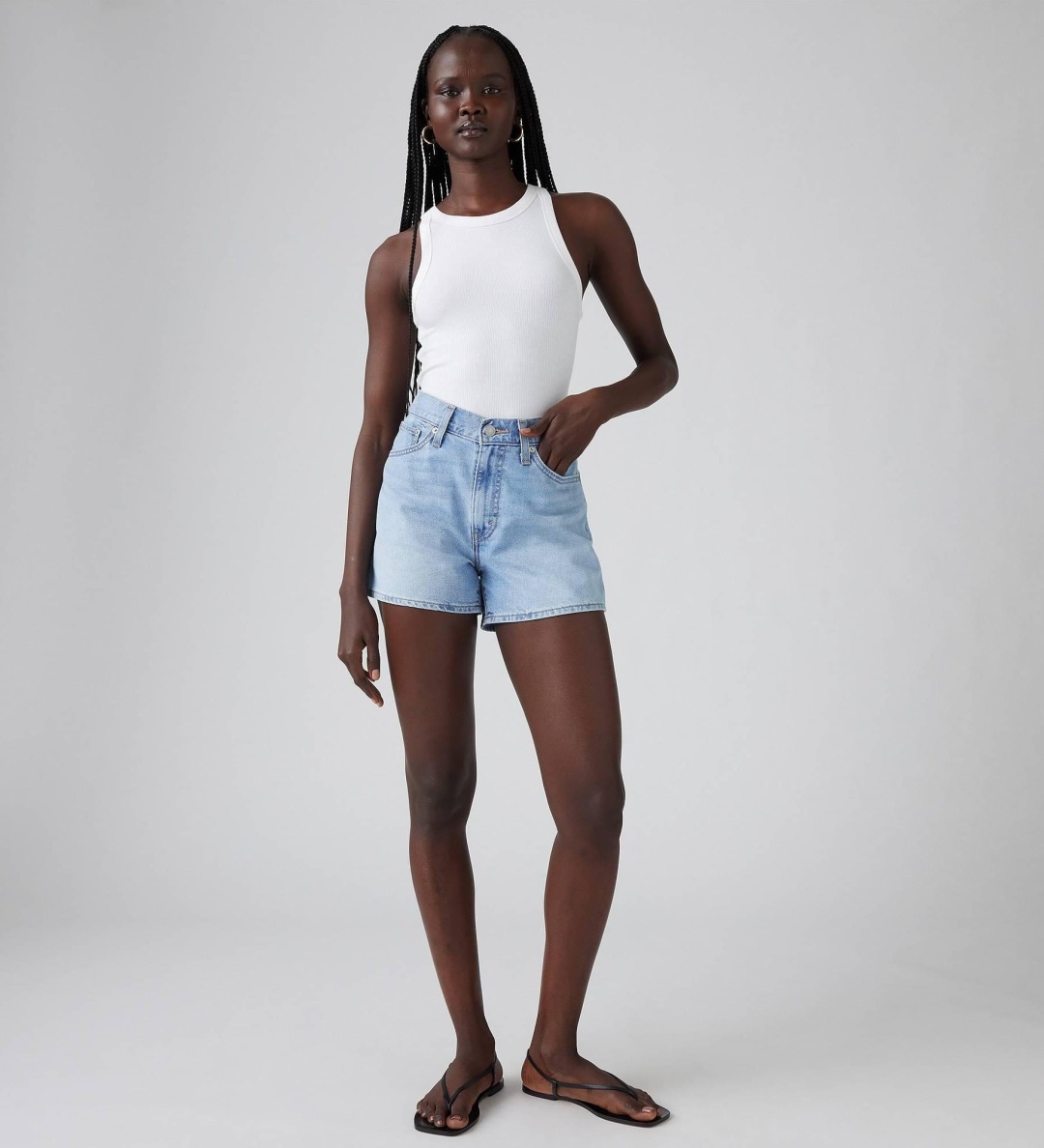 Повседневные шорты Levis голубой