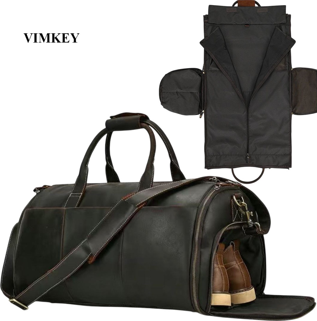 Портплед VIMKEY натуральная кожа коричневый 42 л