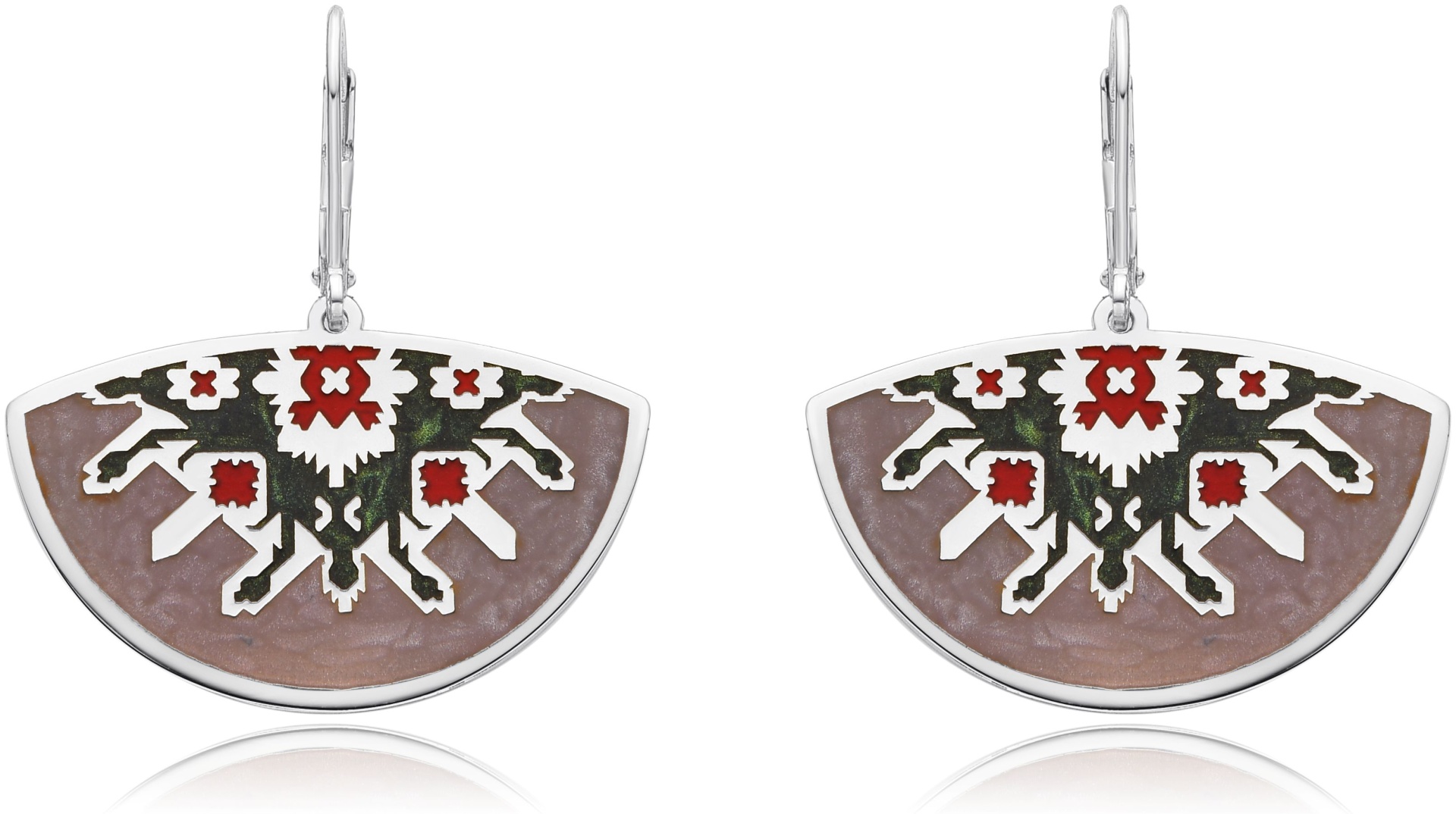 Серьги KHANS 1872 S вес 5 г серебро, эмаль