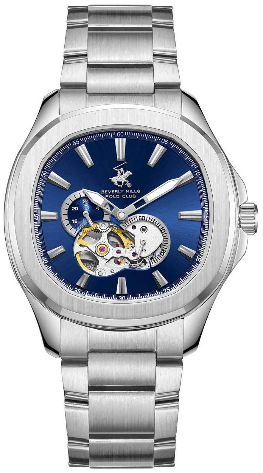 Механические Beverly Hills Polo Club BP3728X.390 нержавеющая сталь