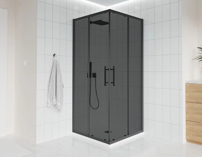 Душевой угол Veconi Evo 300 B Арт. E3-B-8080-12-C9 Стекло тон. мат./6мм(780-800x780-800/1950) - артикул K0000209378