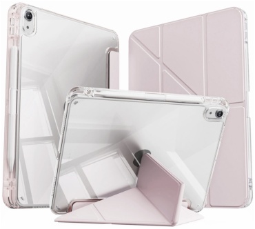 Чехол Nemo.kz для Apple iPad Pro 12.9 (2021), iPad Pro 12.9 (2022) 12.9 дюйм прозрачный, розовый