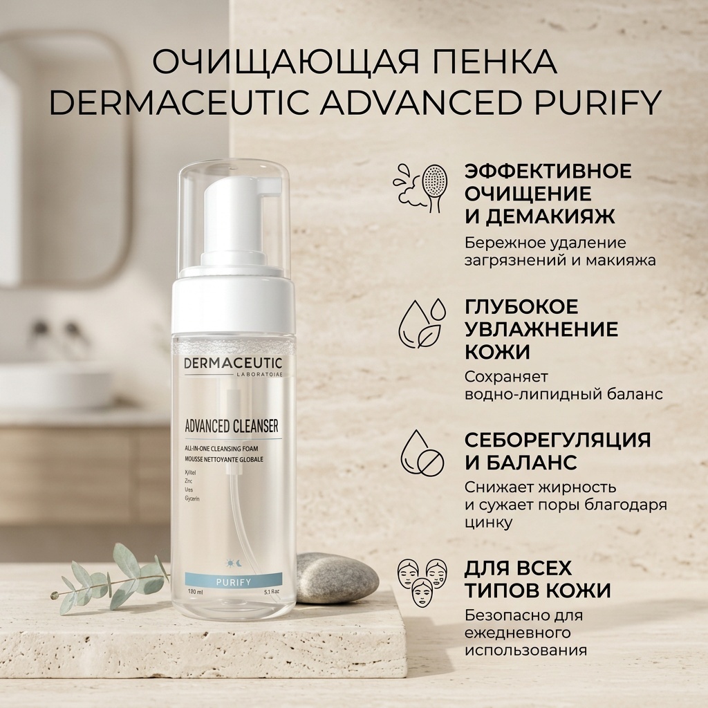 Dermaceutic Laboratoire Advanced Purify пенка 150 мл