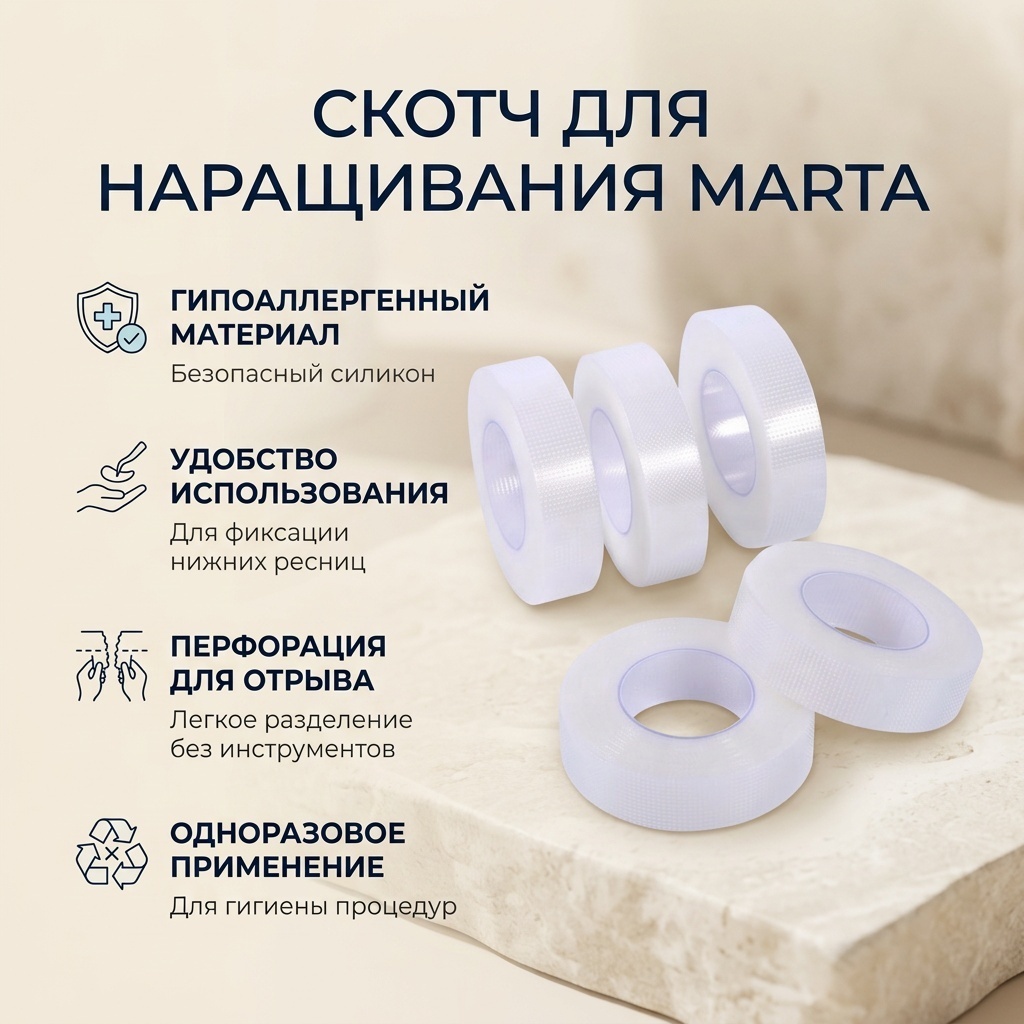 Marta скотч для наращивания 5 шт