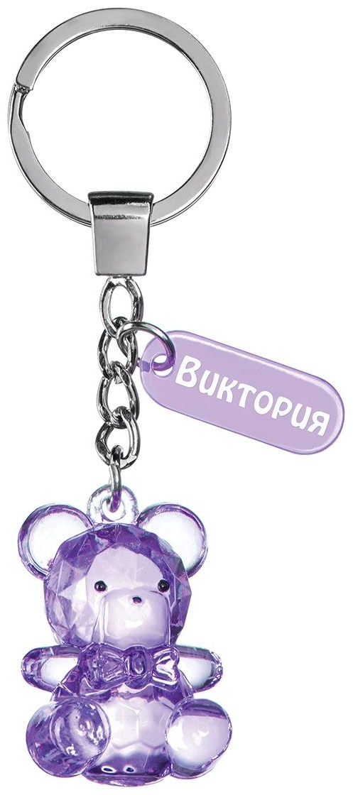 Брелок Be Happy Виктория 38 11 х 4.5 х 2 акрил, металл 1 шт