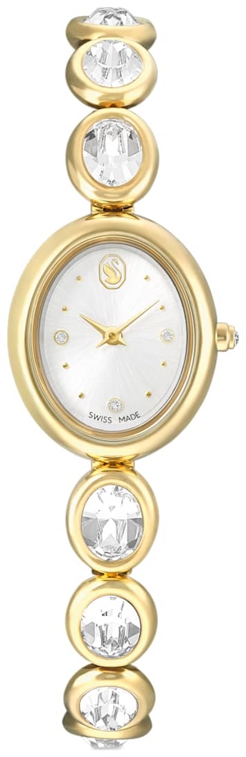 Кварцевые Swarovski IMBER OVAL:MB PGO/WHITE/PGO Часы нержавеющая сталь