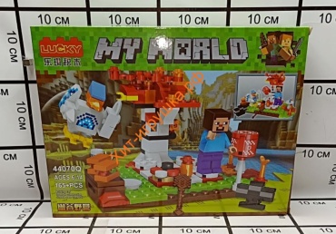 Конструктор 1TOY Minecraft 77777, деталей 165 шт