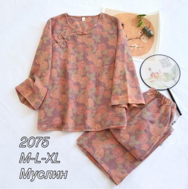 Пижама Muslin home мультиколор