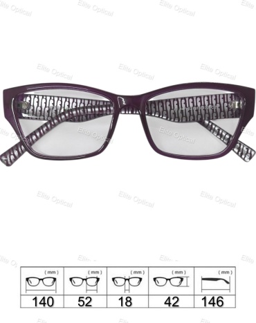 Elite Optical N.K.Karl корригирующие Очки для зрения очки ES00210 бордовый +2