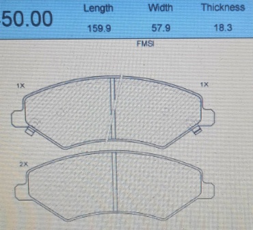 Колодки Jeenice WS245000