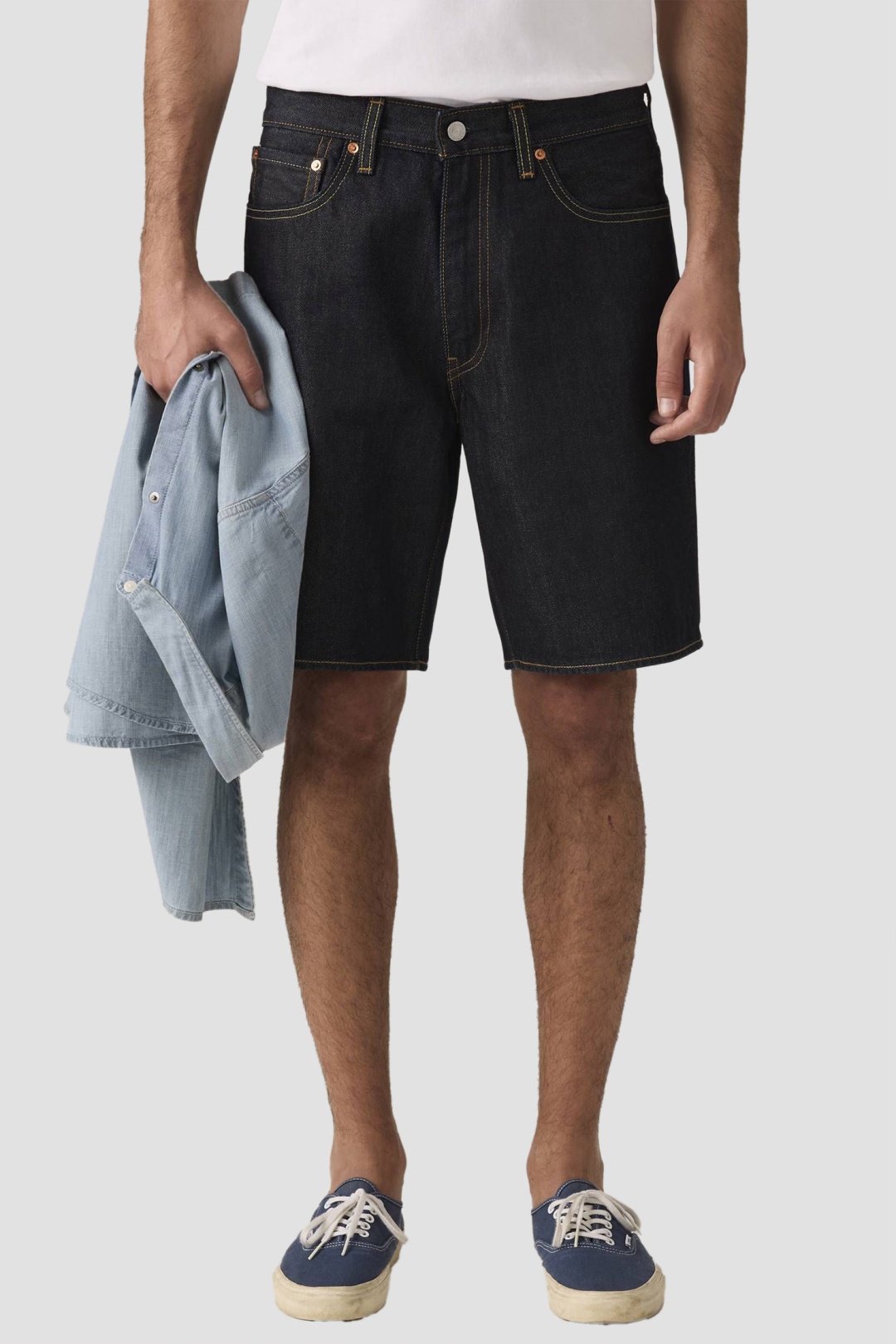 Джинсовые шорты Levis черный