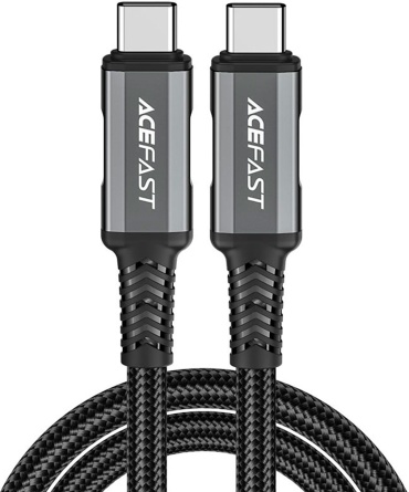 Кабель ACEFAST USB TypeC (F), USB TypeC (M), 1 м, C1-09 черный