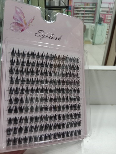 Eyelash пучковые D 0.07 мм черный 10 мм