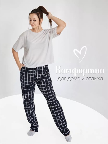 Брюки синий