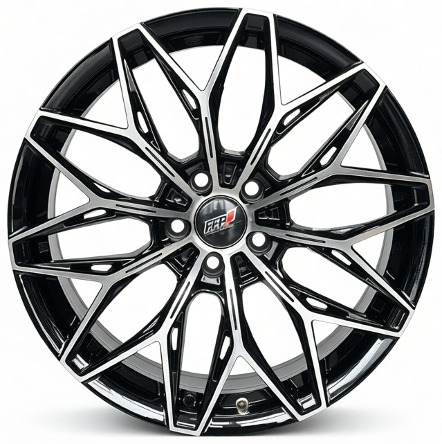 RNO QC3386 8x18/5x114.3 D67.1 ET35 4 диска черный, серебристый