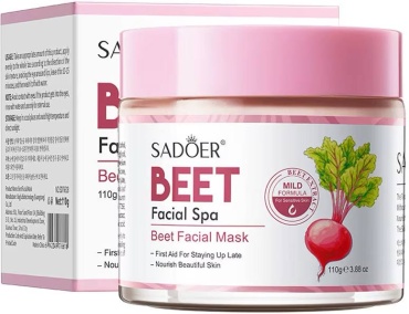 Маска для лица SADOER крем Beetroot Smearing Facial Mask - Маска для лица со свеклой 1 шт