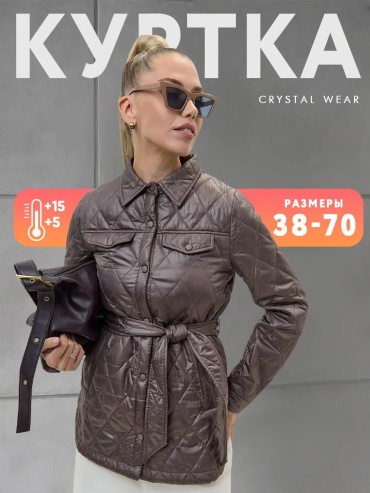 Зимняя куртка Crystal Wear коричневый