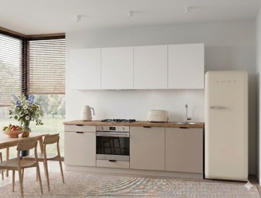 Кухонный гарнитур ART KITCHEN , 240x219х60 см, ЛДСП, белый