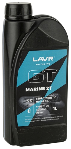 Полусинтетическое LAVR GT MARINE 2Т FC LAVR MOTOLINE отсутствует 1 л
