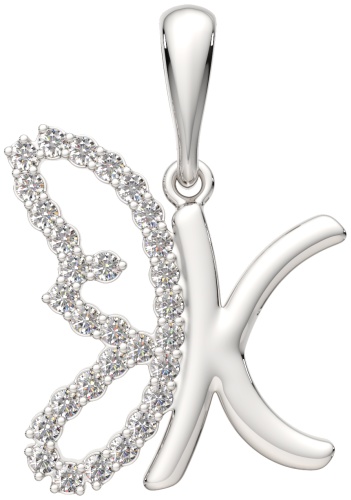 Подвеска Lucente Silver ZO-0440430 вес 0.99 г серебро, фианит