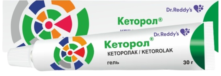 КЕТОРОЛ 2% 30г гель д/нар прим