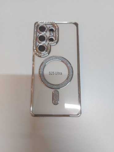 Чехол Case для Samsung Galaxy S25 Ultra серебристый