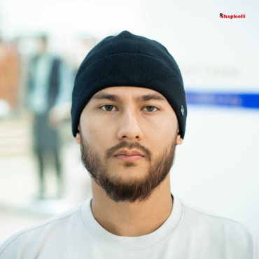 Шапка Shapkoff размер 57, 58, 59, черный