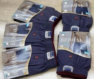 Боксеры, шорты Berrak синий, бордовый