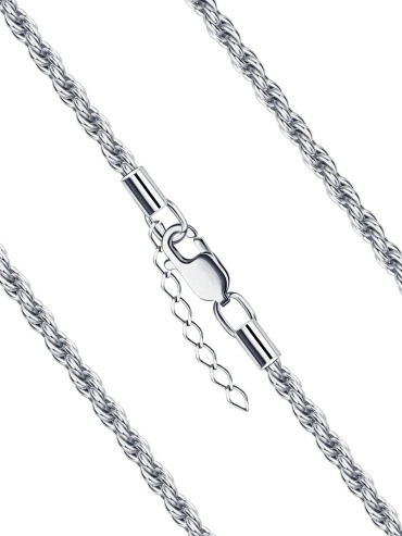 Lucente Silver CHA-LU-925-6423-50 длина 50 см, вес 4 г серебро, плетение веревка