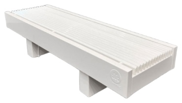 Напольный водяной конвектор Itermic Econom/RAL 9016 3257 кВт 2400х250 мм