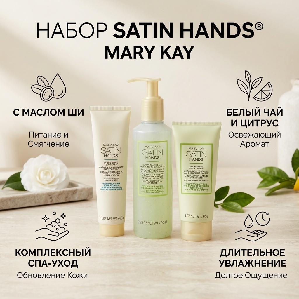 Mary Kay Satin набор для кожи рук для женщин