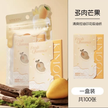 KIMOON Fresh Summer Banane салфетки матирующие бумажные 100 шт