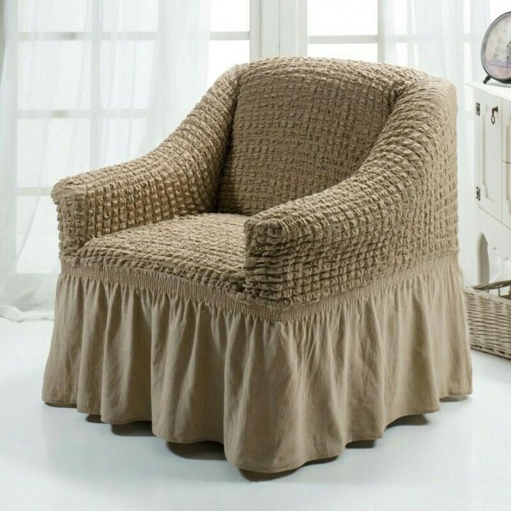 Ayat Textile чехол для кресла 27 коричневый 85x120 см