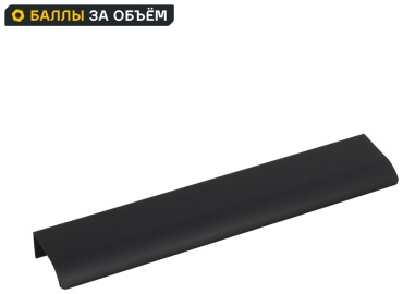 Торцевая ручка KONSENSA Мура 93 827, алюминий, 96 мм, черный