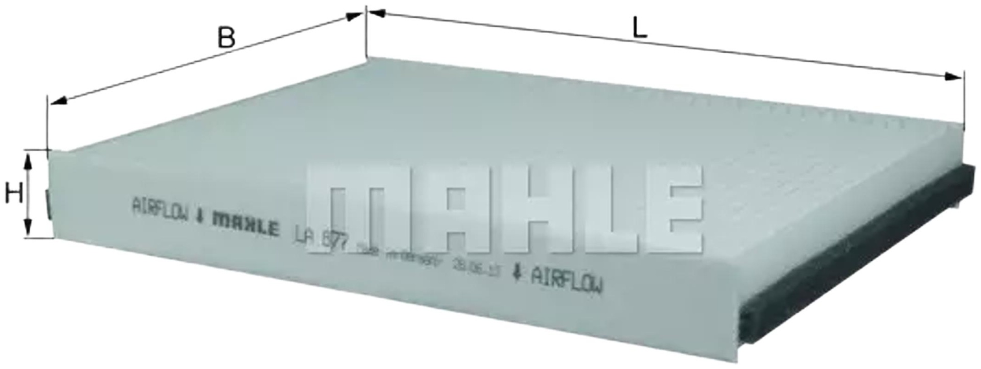 MAHLE салонный фильтр LA877