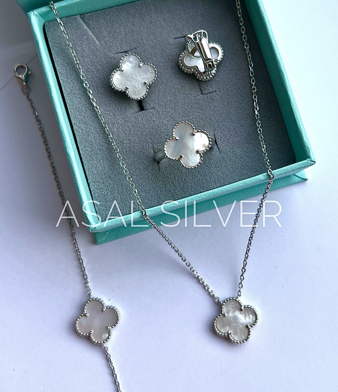 ASAL SILVER As61132 вес 15 г серебро, перламутр