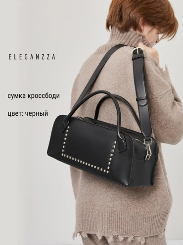 Сумка тоут полиэстер черный