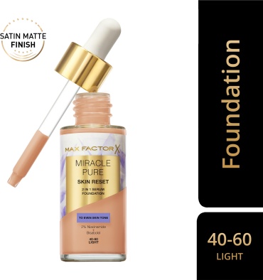 Max Factor Miracle Pure тональная сыворотка 40-60 Light 30 мл