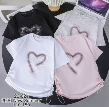 Футболка Hone Baby Сердце из страз белый