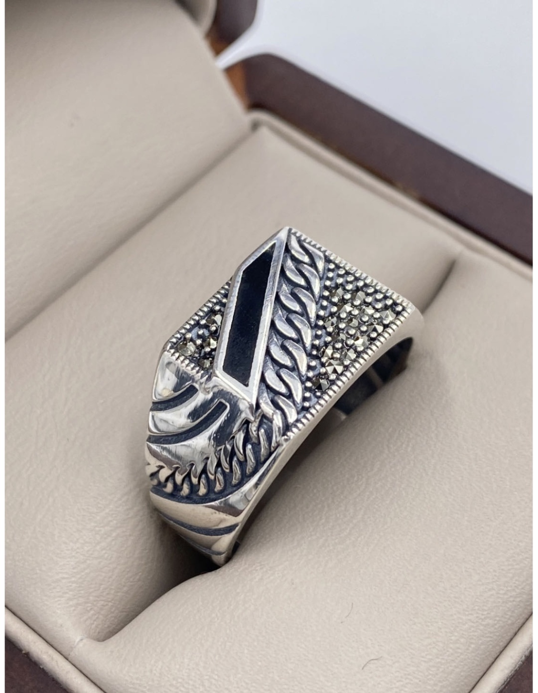Silver 925 379836886 размер 22 вес 5.1 г серебро, эмаль, алунит