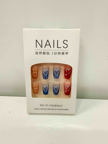 Nails накладные ногти natural delicate & comfortable 24 шт