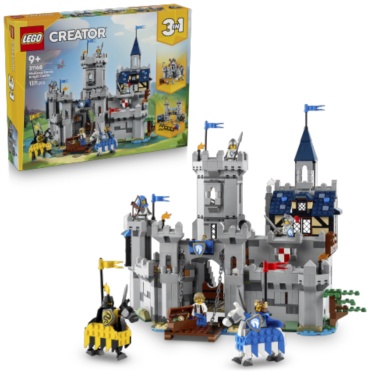 Конструктор LEGO Средневековый замок конного рыцаря Creator 31168, деталей 1371 шт