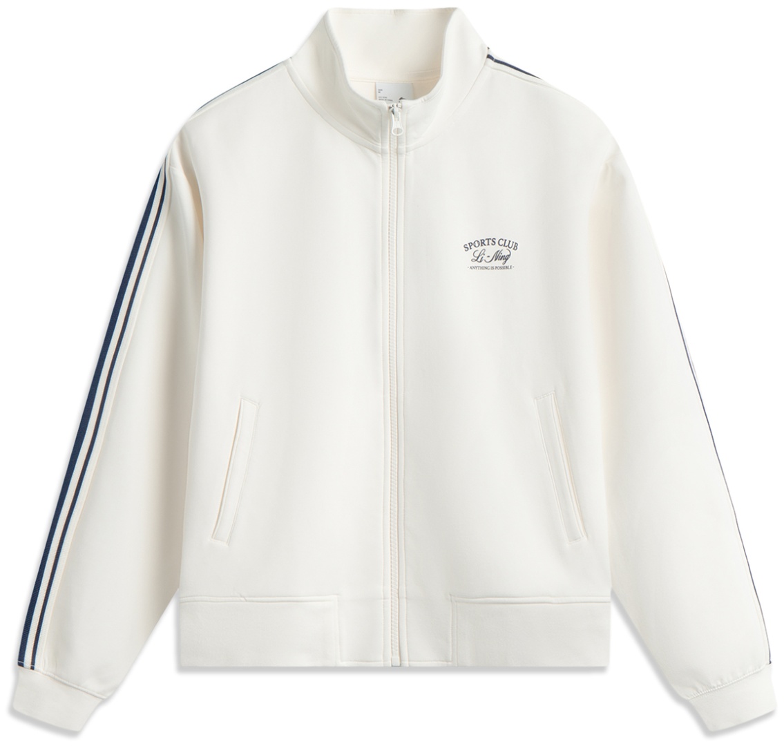 Толстовка LI-NING белый, темно-синий