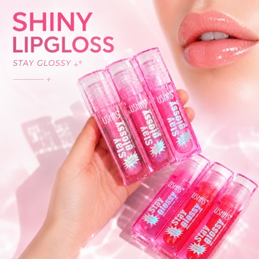 Ushas Блеск для губ/Shiny Lipgloss Stay Glossy блеск для губ 01