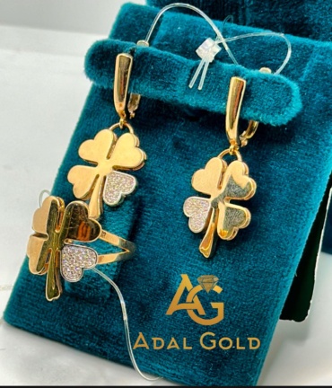 ADAL GOLD ADG_1213 вес 7.26 г золото, фианит