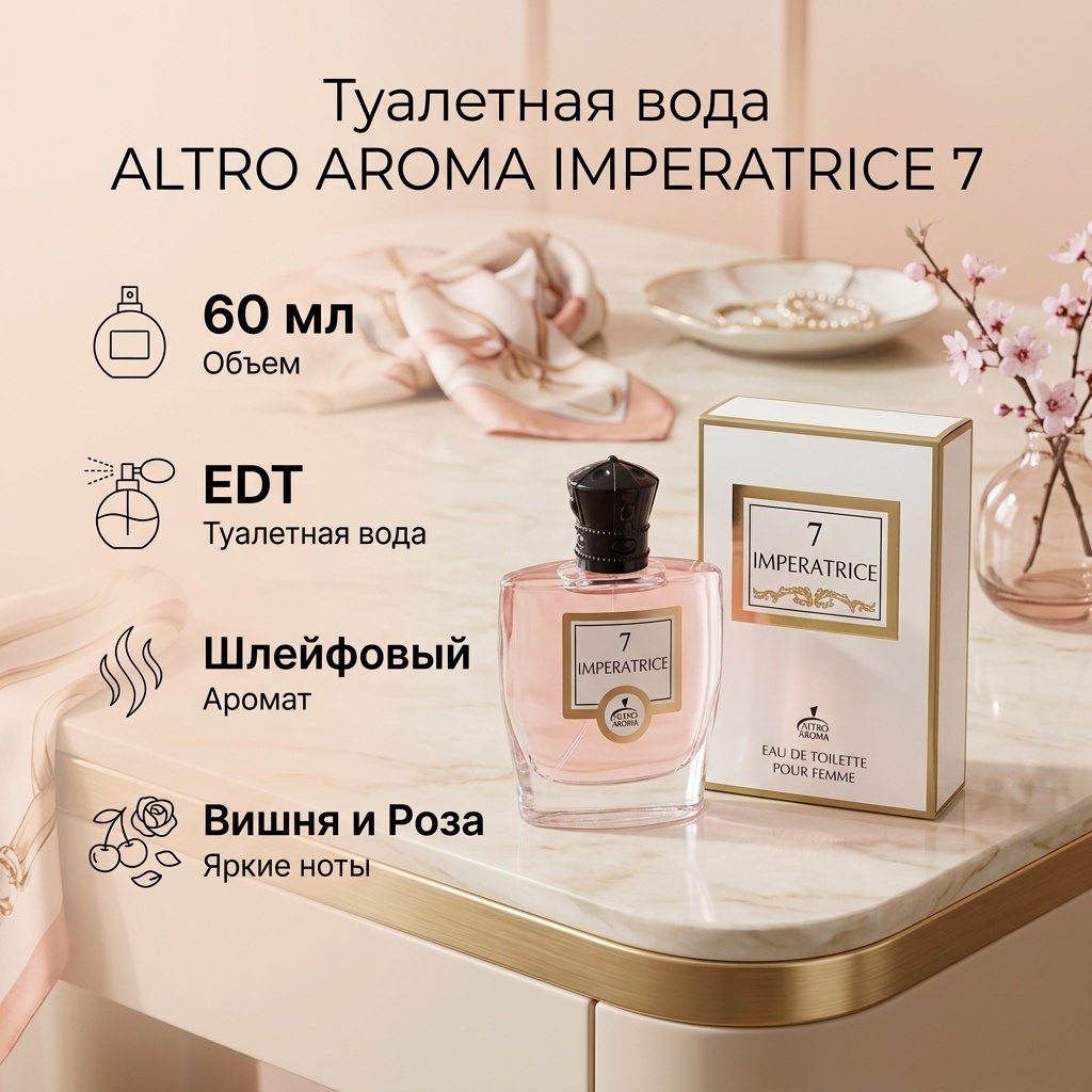 ALTRO AROMA IMPERATRICE 7 туалетная вода EDT 60 мл, для женщин
