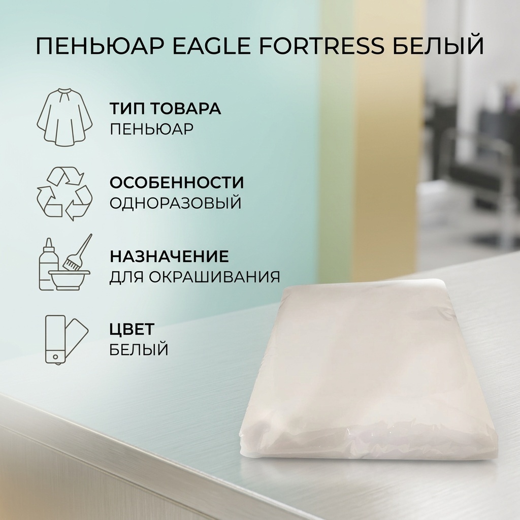 EAGLE FORTRESS пеньюар белый